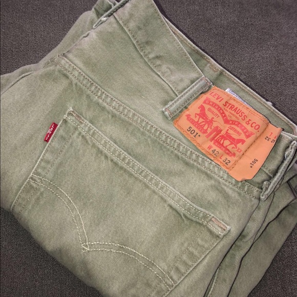 Levi's Denim - levi jeans light green